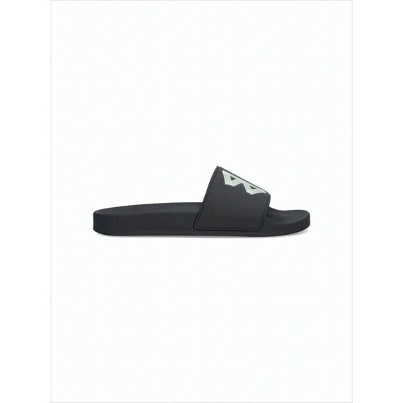 Balenciaga Geometric Logo Black Slide Sandal With Minimalist Aesthetic - NWT main image 4